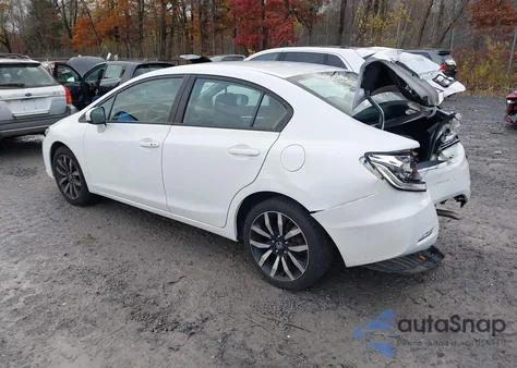 2014 Honda Civic Ex-L from USA, damaged, VIN 19XFB2F93EE232287